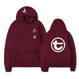 Maroon Graphic Hoodie