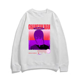 Chainsaw Man Hoodie Machima Anime round-Neck with Fleece Lining without Hat
