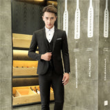 Mens Graduation Outfits Men's Trendy Slim Bar Suit Performance Dress Small Suit