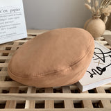 Women Beanies Spring and Autumn Hat Female Beret British Retro Octagonal Hat Melon