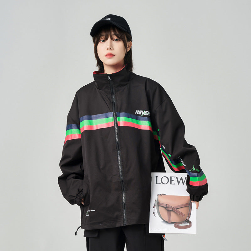 Men's Spring Baseball Uniform Men's plus Size Retro Sports Pilot Stand-up Collar Jacket Men's Casual Jacket Men Jacket