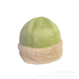 Women's Beanies Plush Winter Hat Women's Fleece-Lined Thickened Chinese Landlord Hat Retro Japanese Beanie Hat