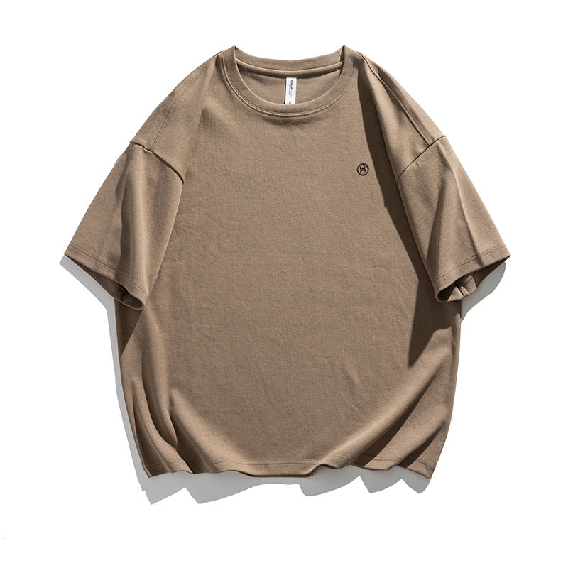 2022 Summer Man T Shirt Solid Color Oversize