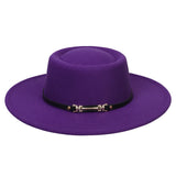 Cam Newton Hats Flat Top Jazz Top Hat Autumn and Winter Warm Men and Women British Woolen Hat