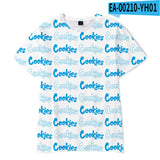 Cookies Shirt Cookies 3D Printed Fashion Casual Short Sleeve T-shirt