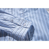 Men Shacket Long Sleeve Autumn Shirt Autumn Color Contrast Patchwork Youth Fashion Casual Shirt