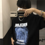 Harajuku Clothing for men Tshirt Classic Shirts Summer Cool Printed Loose T-shirt