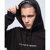 Kanye West Hoodie Hip Hop Cool Printed Velvet Padded Hooded Sweatshirt Hoodie