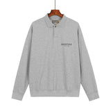 Fog Essentials Long Sleeve round Neck Sweatshirt Fog Brother Seven Seasons Adhesive Lettered Casual Polo Sweater