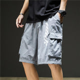 Mens Cargo Shorts Workwear Shorts Men's Summer Student Trendy Casual Sports Loose Fifth Pants
