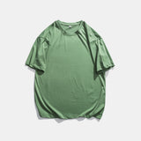 Men T Shirt Summer Casual Tops Men's Clothes Summer Wear Vintage Men's round Neck Short Sleeve Casual Loose Solid Color Undershirt