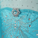 Elsa Dress Mesh Trailing Skirt
