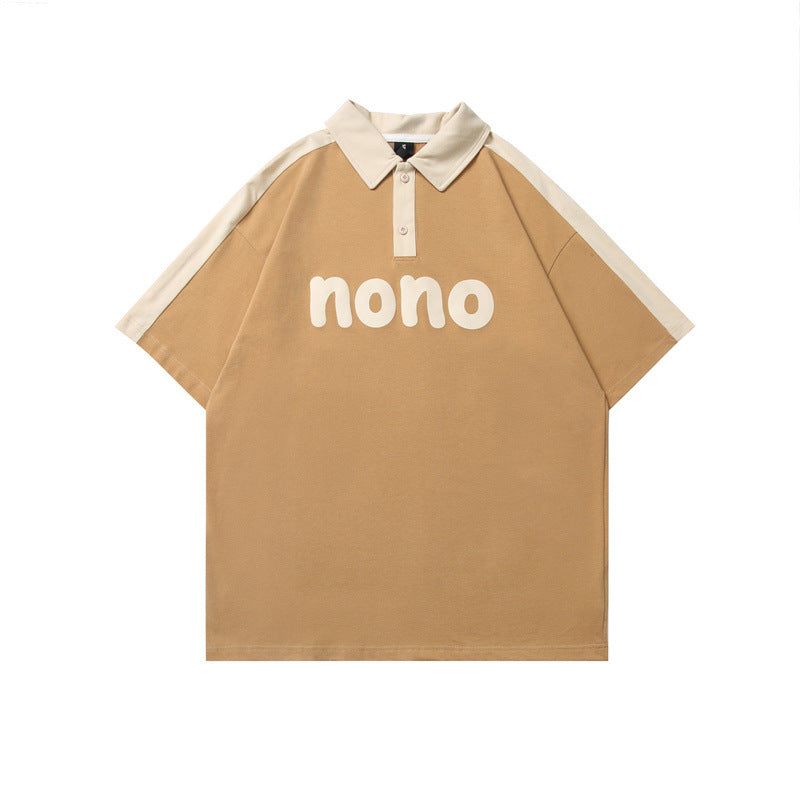 2022 Summer man t shirt Printed Short-Sleeved Polo Shirt