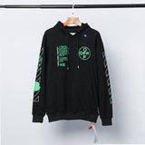 Arrow Print Men'S And Women'S Hooded Sweater