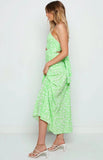 Kendall Jenner Wedding Guest Dress Halter Spaghetti Straps Elastic Chest Wrap