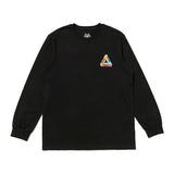 Palace T Shirt Early Autumn Triangle Color Printed Men 'S and Women 'S Long Sleeves T-shirt