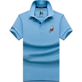 USPA Shirts Cotton Men's Short-Sleeved T-shirt Polo Shirt