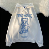 Vintage Graphic Hoodies with Velvet