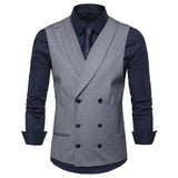 Men's Dress Vests Business Waistcoat Summer Men's plus Size Suit Vest