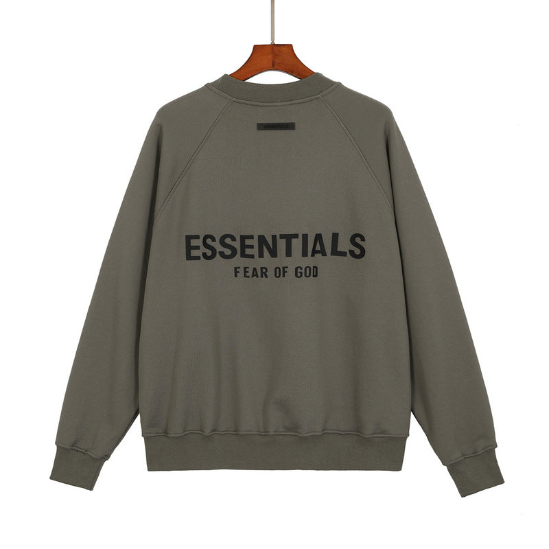 Fog Fear of God Sweatshirt Printed Pullover Sweatshirt Men's and Women's Loose Bottoming Shirt