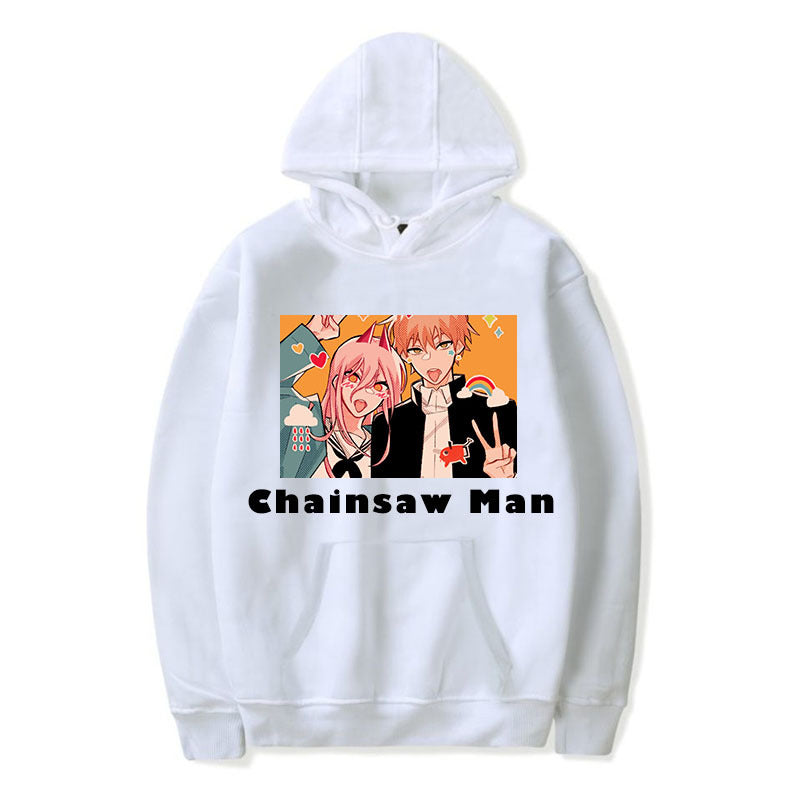 Chainsaw Man Hoodie Anime Pava Electric Creative Sweater