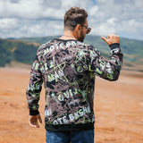 Men plus Size Sweatshirt Floral Sweater Loose Sweater