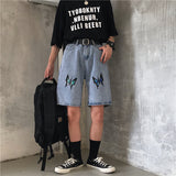 Harajuku Clothing Summer Vintage Jeans for men Shorts Casual and Comfortable