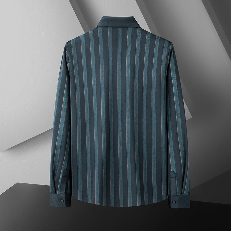 Maroon Colour Shirt Stripes