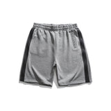 Men Shorts Side Zipper Straight Cargo Pants