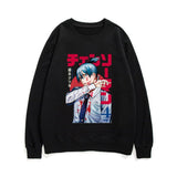 Chainsaw Man Hoodie Early Sichuan Autumn Print Fleece Lined