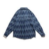 Men Shacket Long Sleeve Autumn Shirt Autumn Hip Hop Gradient Color Loose Fashion Youth Shirt Men