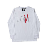 Vlone Lone Love T-Shirt Vlone Long-Sleeved T-shirt for Men and Women