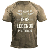 Man T Shirt Black round Neck Loose Print