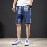 Men Jean Shorts Large Size Denim Shorts Men's Jeans Korean Style Youth Casual Shorts