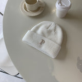 Women Beanies Mori Style Knitted Hat Trendy Hip Hop Gray Female Hat Winter Fashionable Warm Woolen Cap