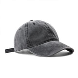 Joe Goldberg Hats Female Peaked Cap Soft Top Washed Solid Color Baseball Cap Casual Cowboy Hat