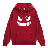 Maroon Graphic Hoodie Print