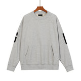 Fog Sweatshirt Essentials Long Sleeve Round Neck Sweater 2Fog Sweatshirt Season 7 Flocking Letter Crew Neck Pullover Terry Sweater