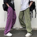 Harajuku Clothing Men Classic Retro Pants Straight Leg Pant Jeans Men Loose Cotton Trousers Casual Straight Pants