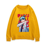 Chainsaw Man Hoodie Early Sichuan Autumn Print Fleece Lined