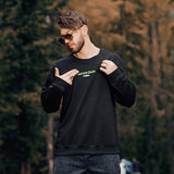 Men plus Size Sweatshirt Autumn Winter Sweater Personalized Printed Men's Casual Pullover plus Size Sweater