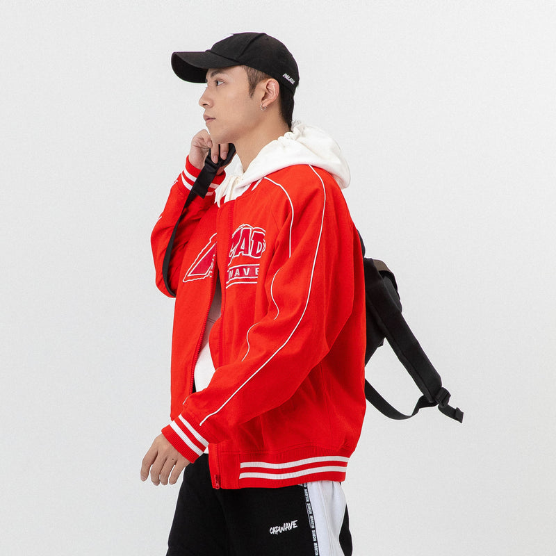 Men's Spring Baseball Uniform Trendy Men's Loose Workwear Jacket Large Size Sports Retro Jacket Youth Casual Top Men Coat