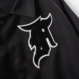 Fog Essentials Coats Autumn and Winter Fog Smart Five Baseball Icon Badge Flight Coach Jacket