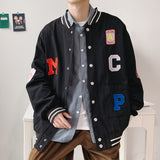 Varsity Jacket for Men Baseball Jackets Spring Coat Jacket Men plus Size Loose Jacket