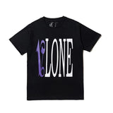 V Lone T Shirt Miami Limited Flame Large V Short Sleeve T-shirt Tee Men and Women