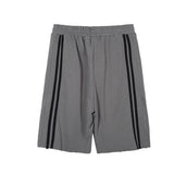 Men Shorts Side Stripes Short Sweatpants Men's High Street Fifth Pants Street Trend Loose Bermuda Shorts