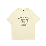 Men T Shirt Summer Casual Tops Men's Clothes Summer Wear Vintage Men's round Neck Short Sleeve Casual Loose Cartoon Animal Printed T-shirt