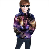 Captain America Hoodie Children's Clothing Avengers 3D Sweater Older Boys Baseball Uniform