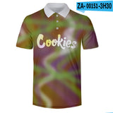 Cookies Shirt 3D Digital Printing Lapel T-shirt