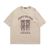 2022 Summer man t shirt Text Printed Short Sleeve